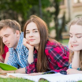group-young-students-learning-park